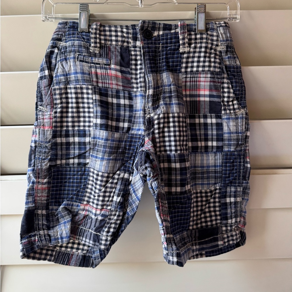 GAP Blue and Black Patchwork Summer Shorts